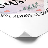 Seite an Seite oder Meilen, die Cousin immer Poster (Ecke)