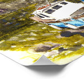 'Seite an Seite (Polperro)' Poster (Ecke)