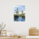 'Seite an Seite' Poster (Küche)