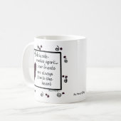 Seite an Seite, Wir sind Freunde, Gedicht, Text Kaffeetasse (Vorderseite Links)