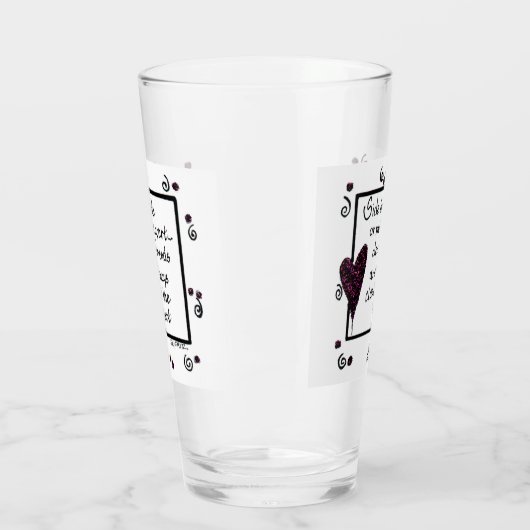 Seite an Seite, Wir sind Freunde Gedicht, zeichnen Glas (Links)