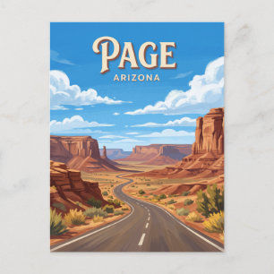 Seite Arizona Postkarte