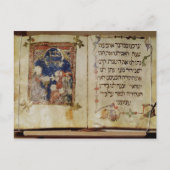 Seite aus einer Haggada Postkarte (Vorderseite)