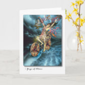 Seite der Grüße des Tarots von Aether Karte (Gelbe Blume)