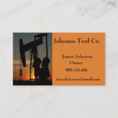 Seite der Öl-und Gas-Industrie-Visitenkarte-2 Visitenkarte (Vorderseite)