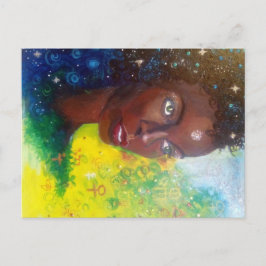 Seite der Sterne - Saraswati Postcard Postkarte