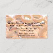 Seite des Bagel-Schiffs-zwei Visitenkarte (Rückseite)