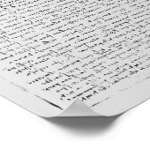 Seite des Codex Leicester, 1508-12 Poster (Ecke)