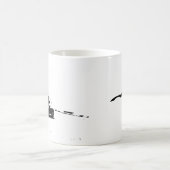 Seite des Coupé-G37 schoss mit schwarzem Kaffeetasse (Mittel)