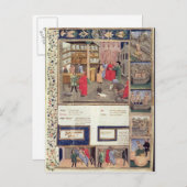 Seite des "Kanons der Medizin" von Avicenna Postkarte (Vorne/Hinten)