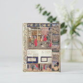 Seite des "Kanons der Medizin" von Avicenna Postkarte (Stehend Vorderseite)