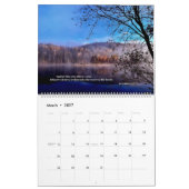 Seite des lebendes Wasser-Devotional Kalenders Kalender (Mär 2027)