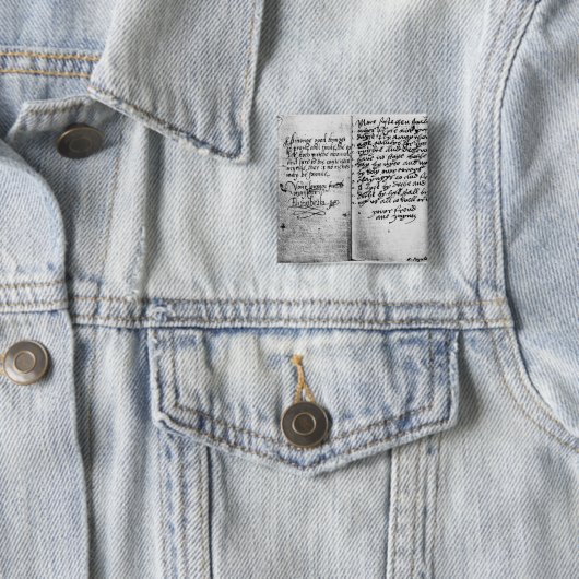 Seite des Manuskriptes Button (Beispiel)
