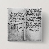 Seite des Manuskriptes Button (Vorderseite)
