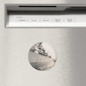 Seite des Militärschiffes Magnet (In Situ (Geschirrspüler))