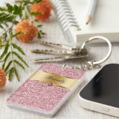 Seite des Monogramm-Schlüsselanhänger-zwei Schlüsselanhänger (Vorderseite rechts)