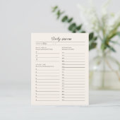 Seite des Tagesplaners (Stehend Vorderseite)