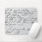 Seite des Textes mit seiner Unterschrift Mousepad (Mit Mouse)