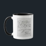 Seite des Textes mit seiner Unterschrift Tasse<br><div class="desc">Seite des Textes mit seiner Unterschrift | durch Kunst-Standort Friedrich Schillers |: Bibliotheque Nationale,  Bild-Sammlungs-Zahl Paris,  Frankreich | deutsche Künstler-|: XIR224612</div>