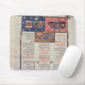 Seite des Textes und der Illustration Mousepad (Mit Mouse)