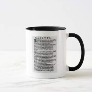 Seite des Textes 'vom La Gazette Tasse