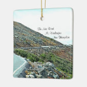 Seite des Washington Ornaments Keramikornament (Links)