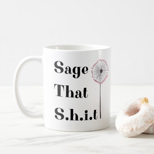 Seite, die S.h.i.t Kaffeetasse (Mit Donut)