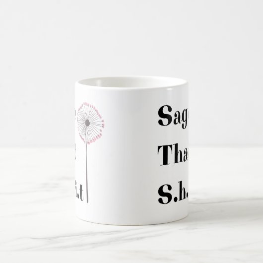 Seite, die S.h.i.t Kaffeetasse (Mittel)