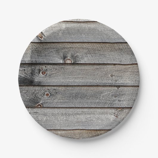 Seite einer Scheune Pappteller (Vorderseite)