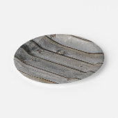 Seite einer Scheune Pappteller (Schrägansicht)