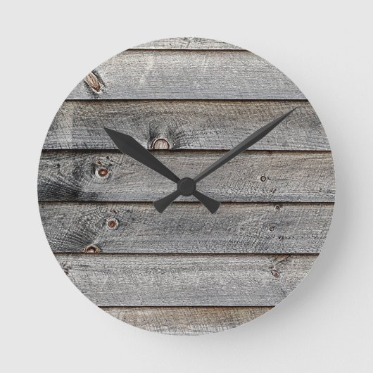 Seite einer Scheune Runde Wanduhr (Vorderseite)