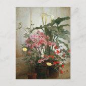 Seite eines Greenhouse | George Cochran Lambdin Postkarte (Vorderseite)