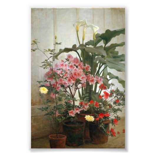Seite eines Greenhouse von George Cochran Lambdin Fotodruck (Vorne)