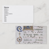 Seite Frau-564 f.13v mit historiated Anfangs"S" Visitenkarte (Vorne/Hinten)