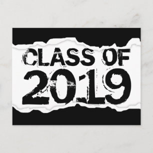 Seite für den Abschlussjahrgang 2019 Postkarte