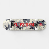 Seite für die echte Skateboarder-Camouflage gedreh Skateboard (Horizontal)