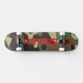 Seite für die echte Skateboarder-Camouflage gedreh Skateboard (Horizontal)
