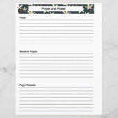 Seite für Gebetsanfragen (Rückseite)