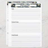 Seite für Gebetsanfragen (Vorne/Hinten)