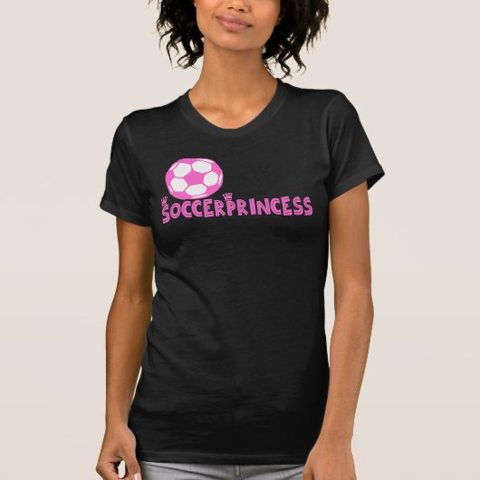 Seite Fußball-Prinzessin 2 T-Shirt (Vorderseite)