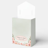 Seite Grün und Pfirsichfarben Geschenkschachtel (Geöffnet)