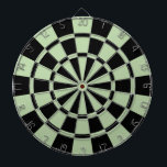 Seite grün und schwarz dartscheibe<br><div class="desc">Sage Green und Black Dart Board</div>