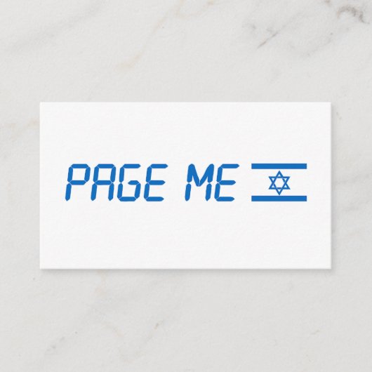 Seite mir Visitenkarte (Vorderseite)