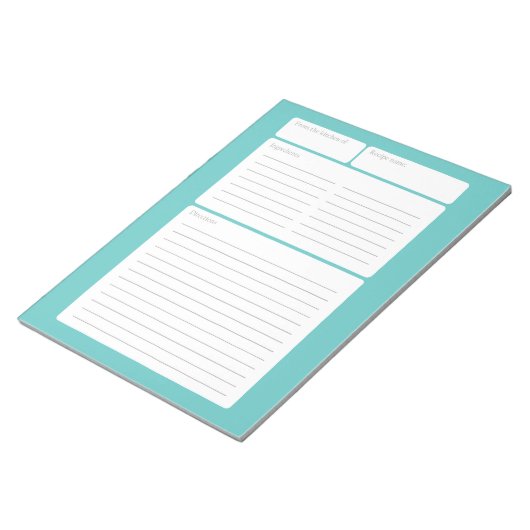 Seite mit Farboption Notizblock (angewinkelt)