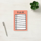 Seite mit Linken Post-it Klebezettel (Büro)