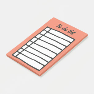 Seite mit Linken Post-it Klebezettel