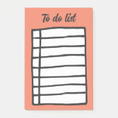 Seite mit Linken Post-it Klebezettel (Vorderseite)