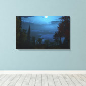 Seite (Nacht) Leinwanddruck (Insitu (Holzboden))