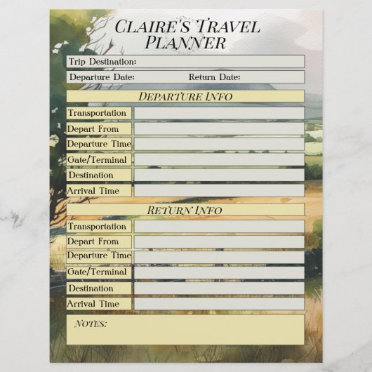 Seite "Reisende in Irland" (Vorderseite)