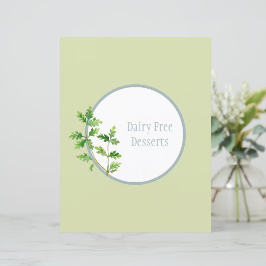 Seite "Rezeptorteile" - Beilage für Grüne Kräuterh (Stehend Vorderseite)